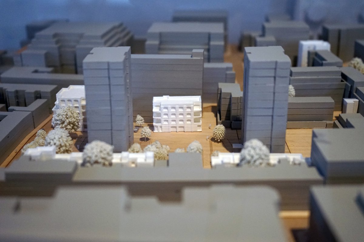 Matthew Lloyd Architects Tybalds Estate Model Masterplan North