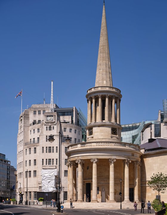 Matthew Lloyd Architects All Souls Langham Place Street View Regent Street Close